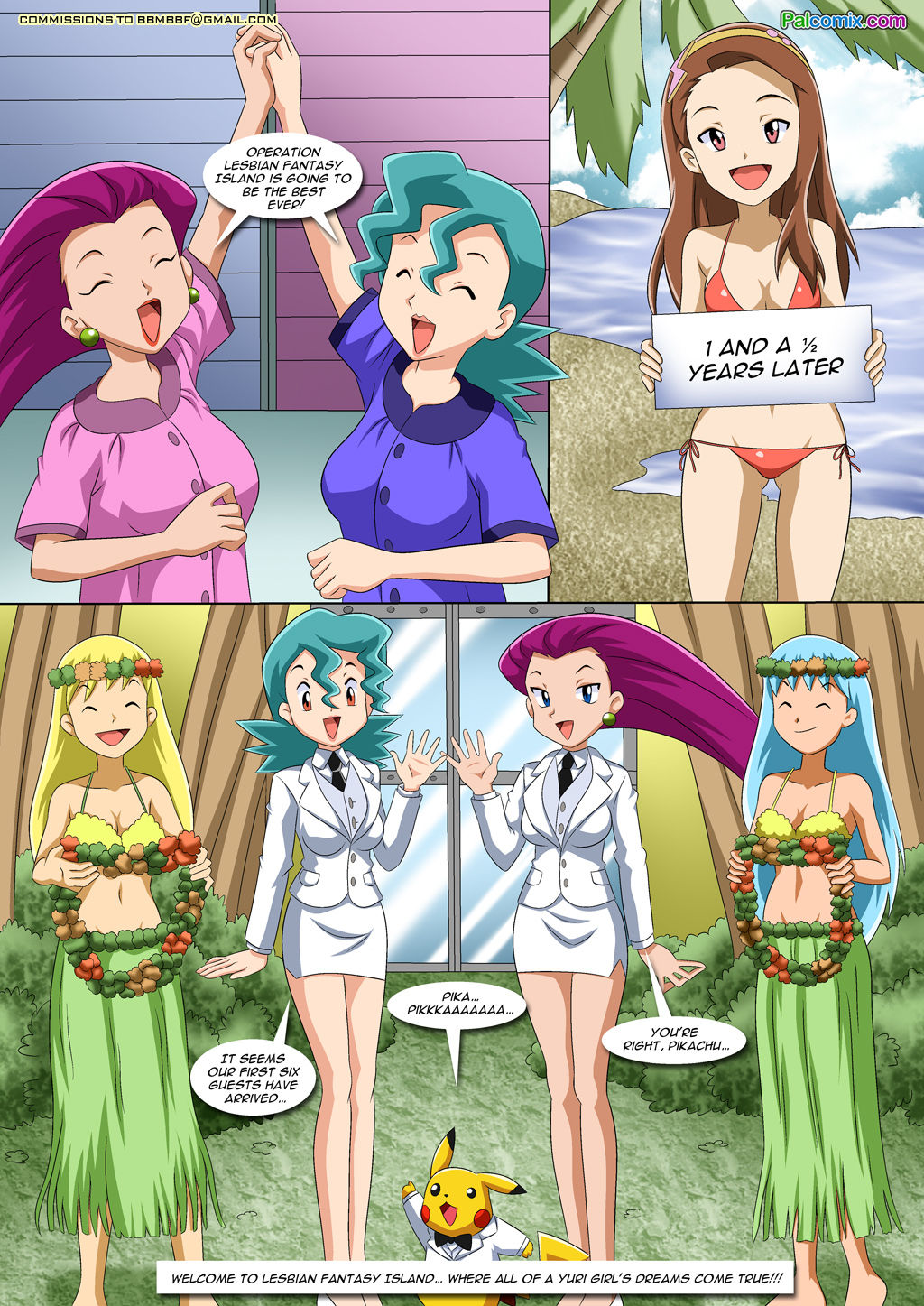 Lesbian Fantasy Island 1-3 page 3 full
