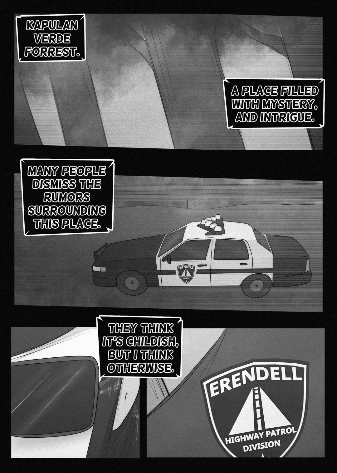 A corrupt cop used as a kinky offering to an eldritch horror page 1 full