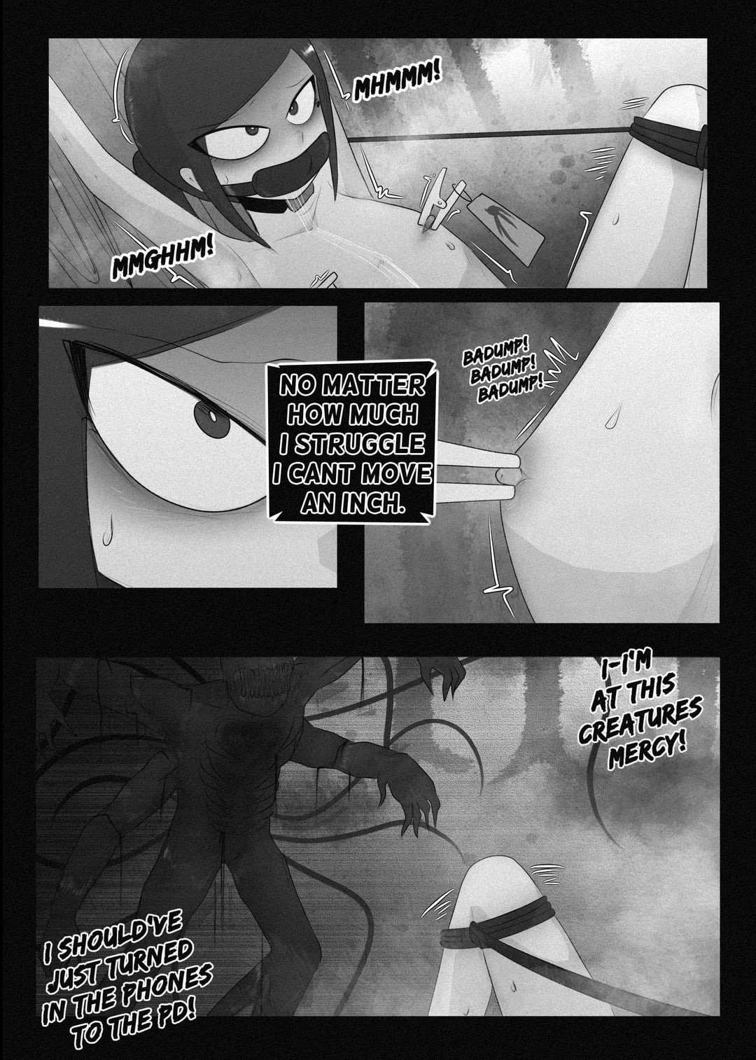 A corrupt cop used as a kinky offering to an eldritch horror page 12 full