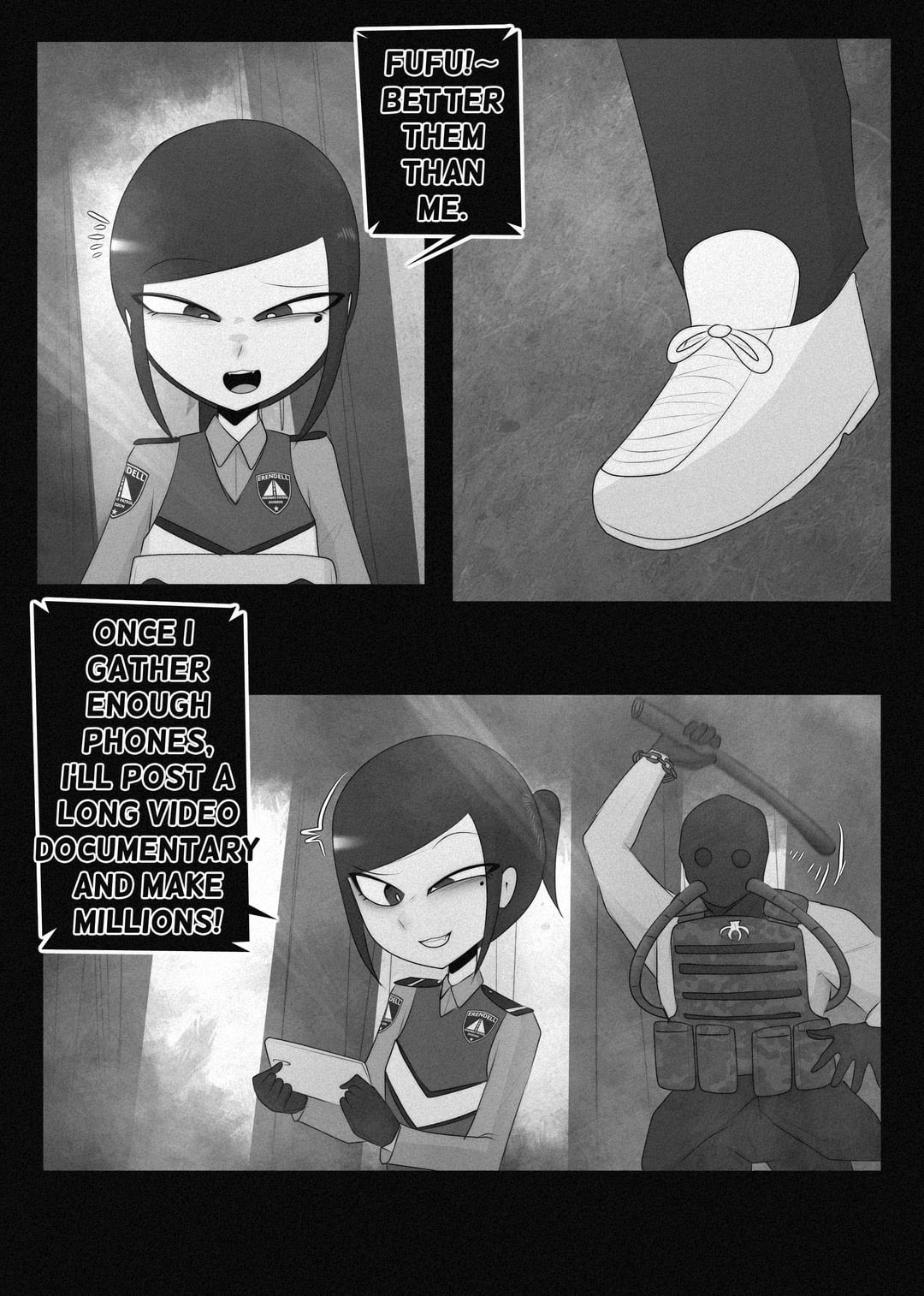 A corrupt cop used as a kinky offering to an eldritch horror page 4 full