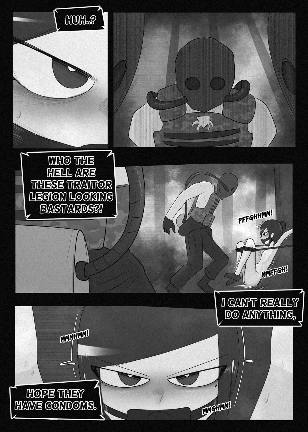 A corrupt cop used as a kinky offering to an eldritch horror page 7 full