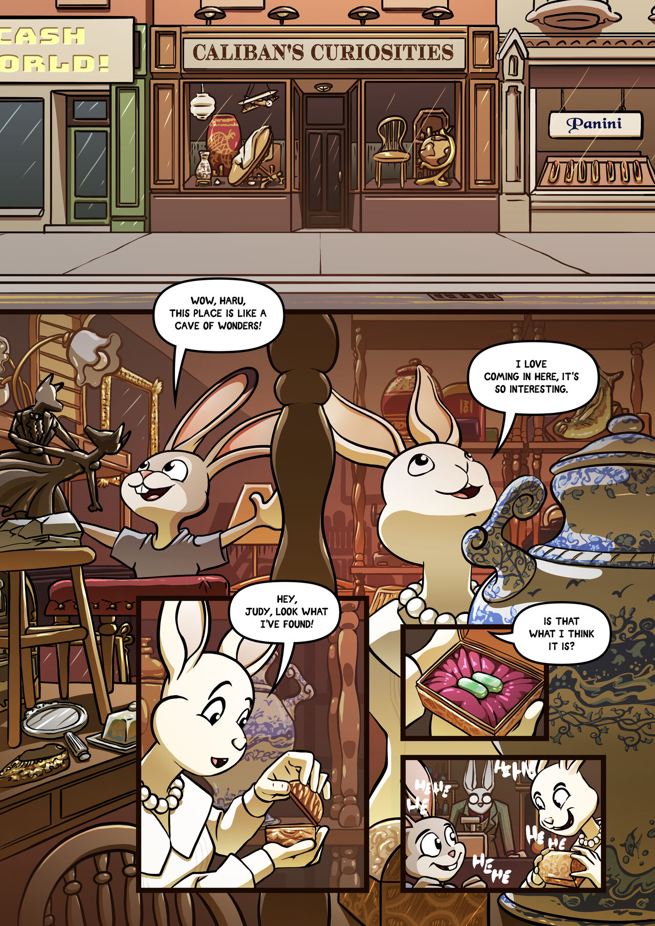 Haru and Judy's Pill Adventure page 1 full