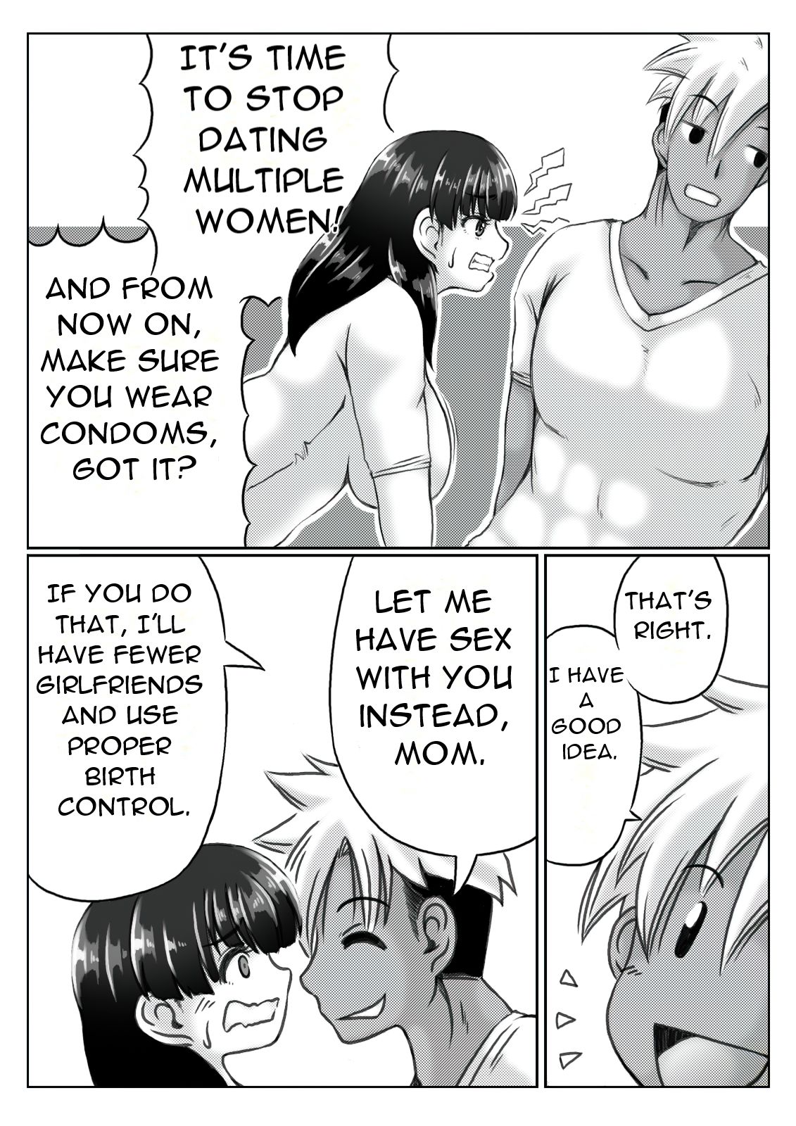 Kaasan no Onegai to Musuko no Seiyoku | A Mother's Request and A Son's Sexual Desire page 7 full