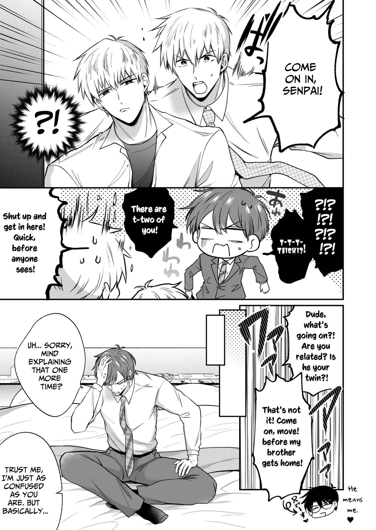 Office Worker's Love Hotel 8 Guys' Night EROS - College Boy Double-Dicked in a New World page 12 full