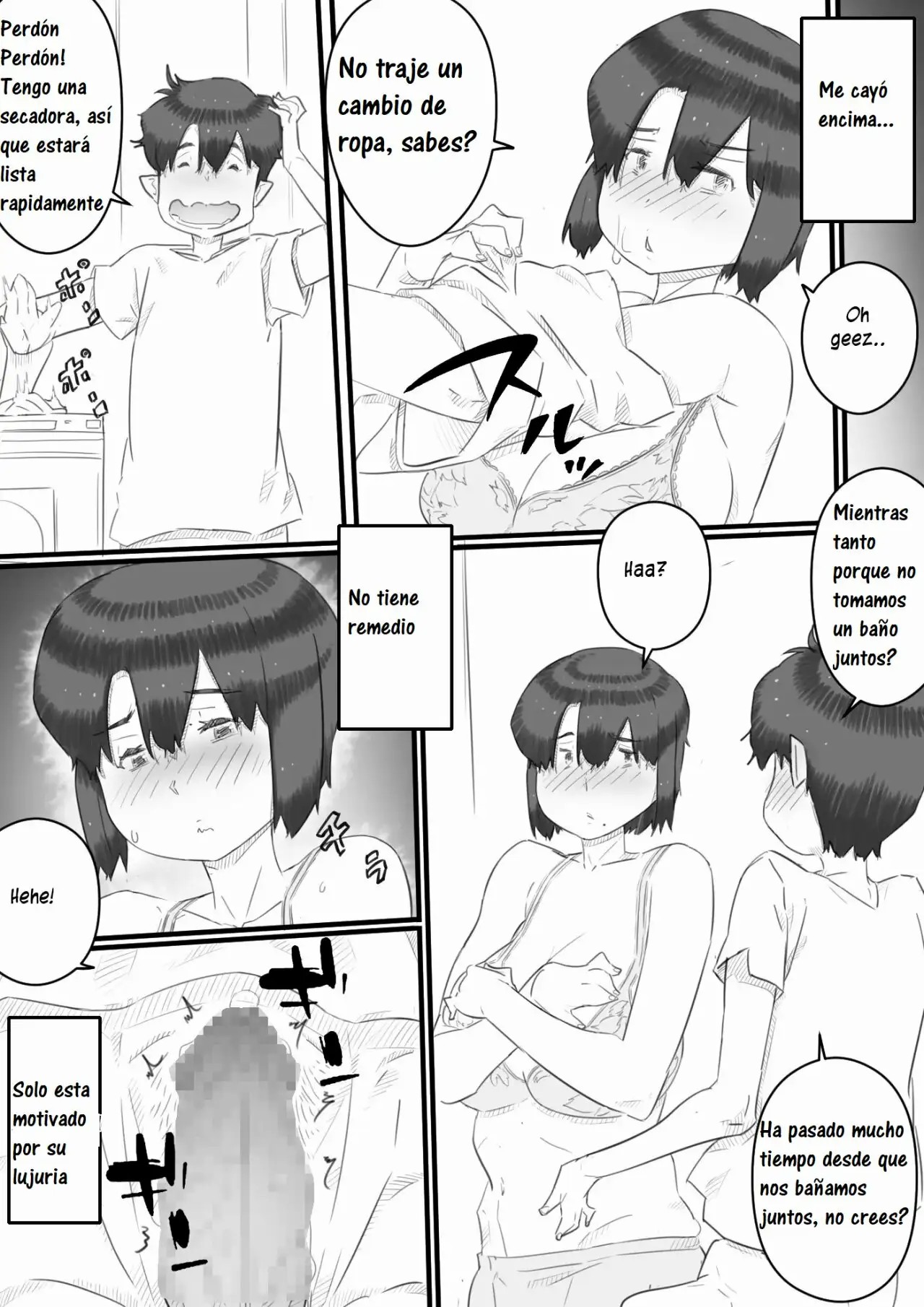 Hitorigurashi no Musuko no Heya de | Staying over at my son's apartment page 12 full