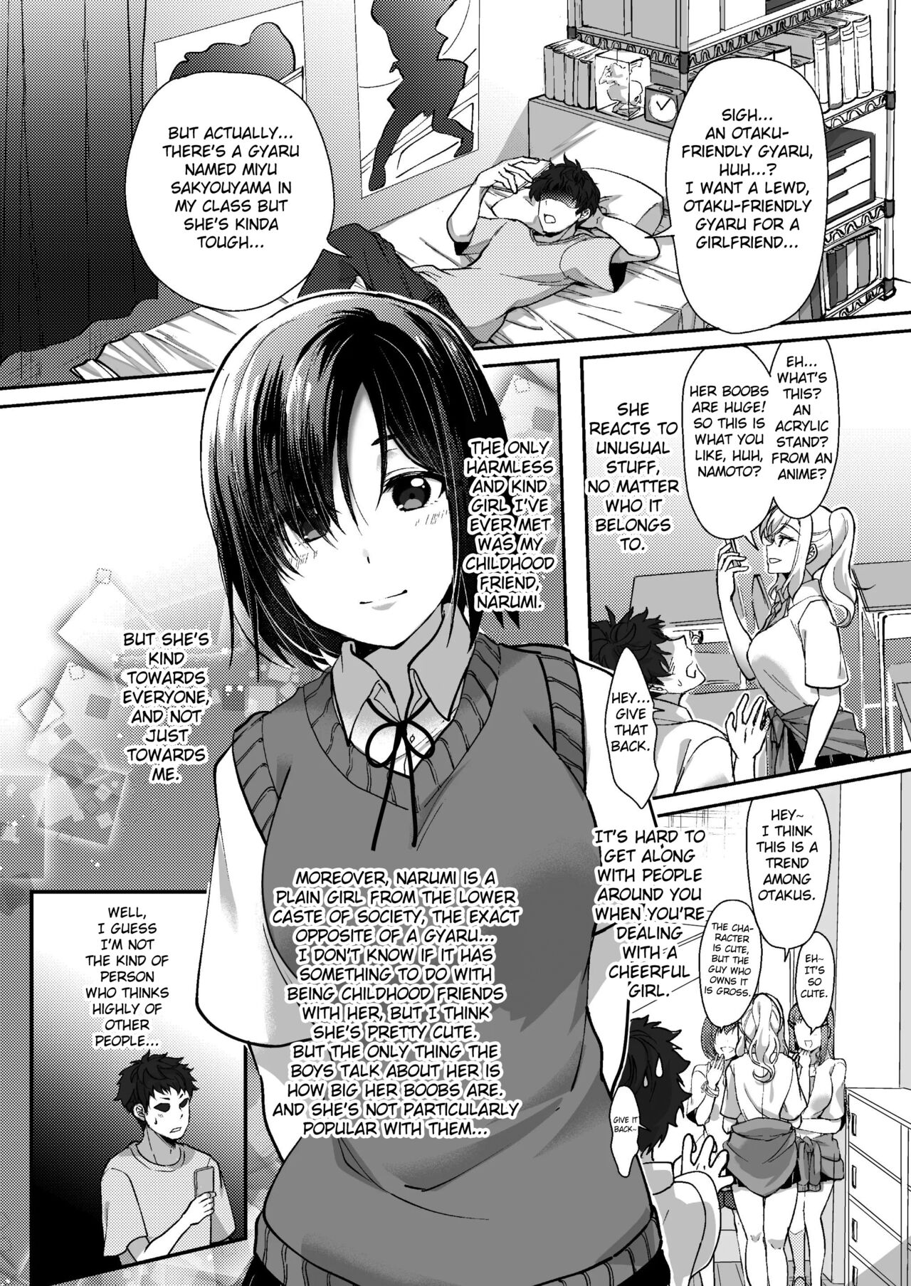 MistakeR ~Jimi de Kyonyuu na Osananjimi wo Saimin Appli de Risou no Ero-gal ni Kaizou Shite Koibito ni Suru Keikaku~ page 3 full