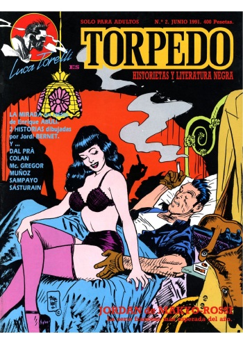 Luca Torelli es Torpedo #2 (ed. Makoki, 1991) cover