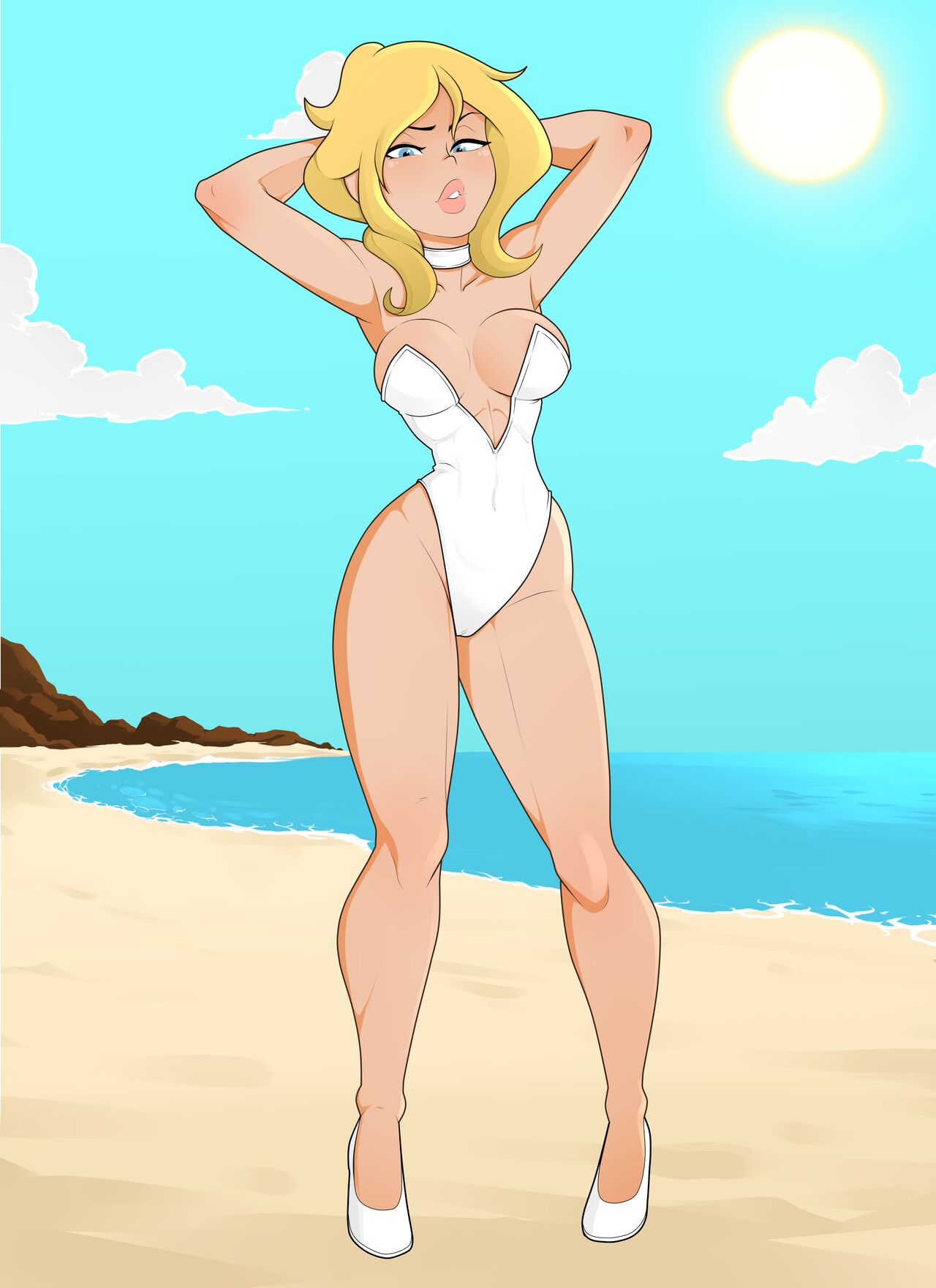 Lifeguard Bayonetta's Beach Patrol page 11 full