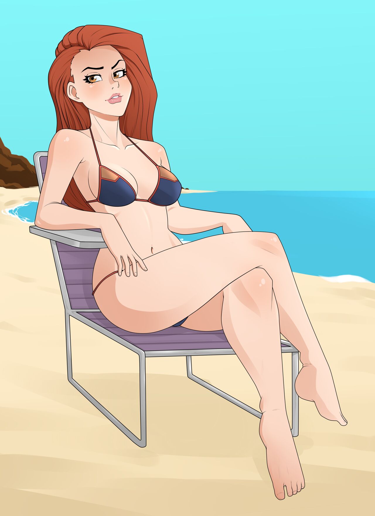 Lifeguard Bayonetta's Beach Patrol page 4 full