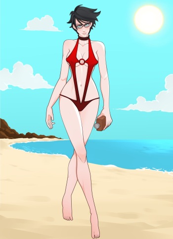 Lifeguard Bayonetta's Beach Patrol (Rodjim X AnoneySnufftan) cover