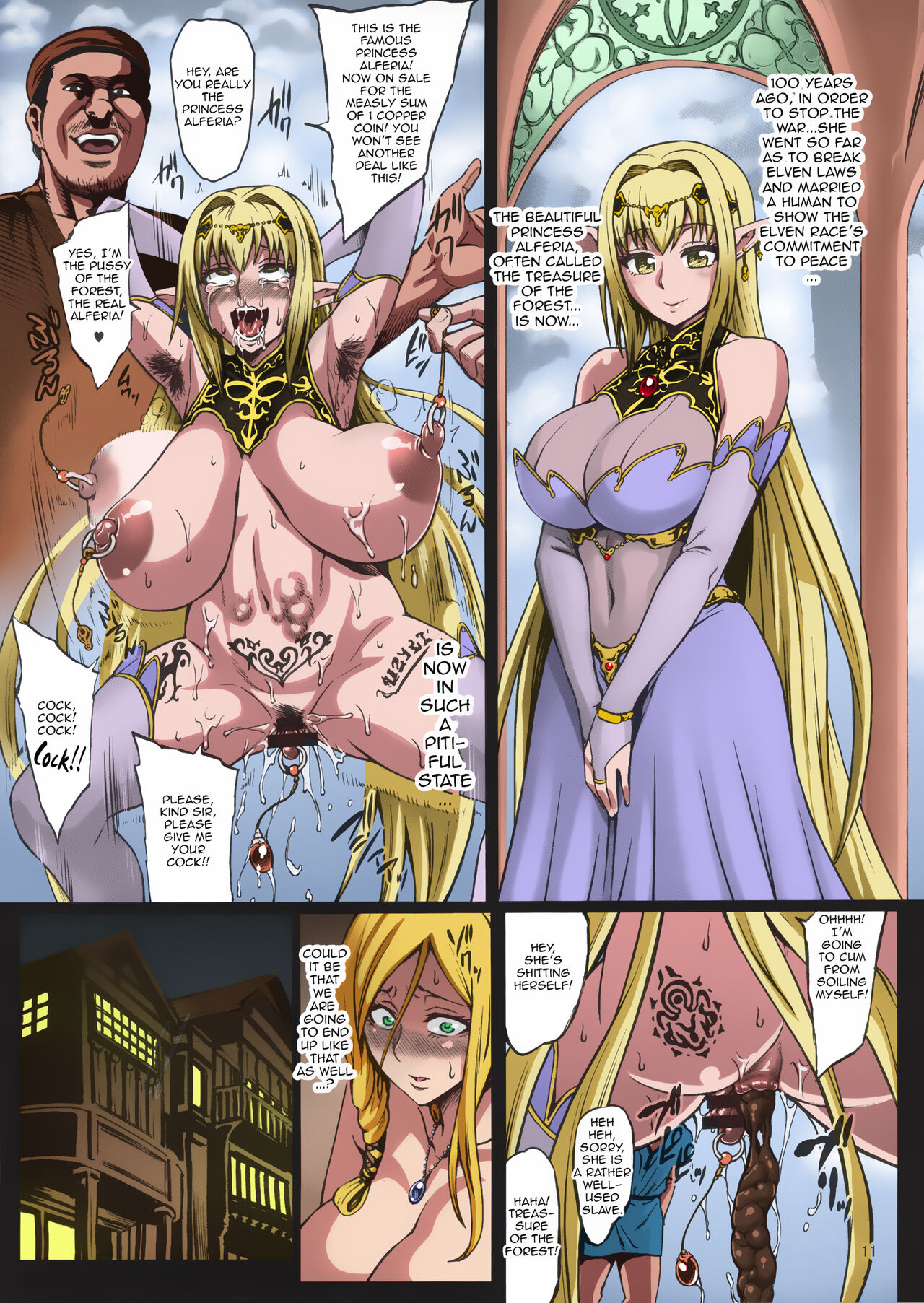 Houjou no Reizoku | Elf Fertile Slave Elves page 12 full