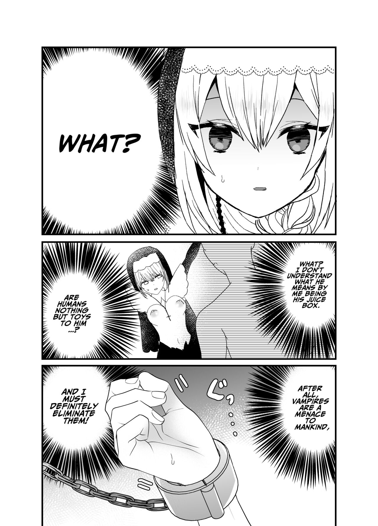 Seijo-chan wa Kichiku Kyuuketsuki no Inran Choukyou ni Zettai Makenai! | A Holy Woman Would Never Succumb to the Lewd Training of a Fiendish Vampire! page 9 full
