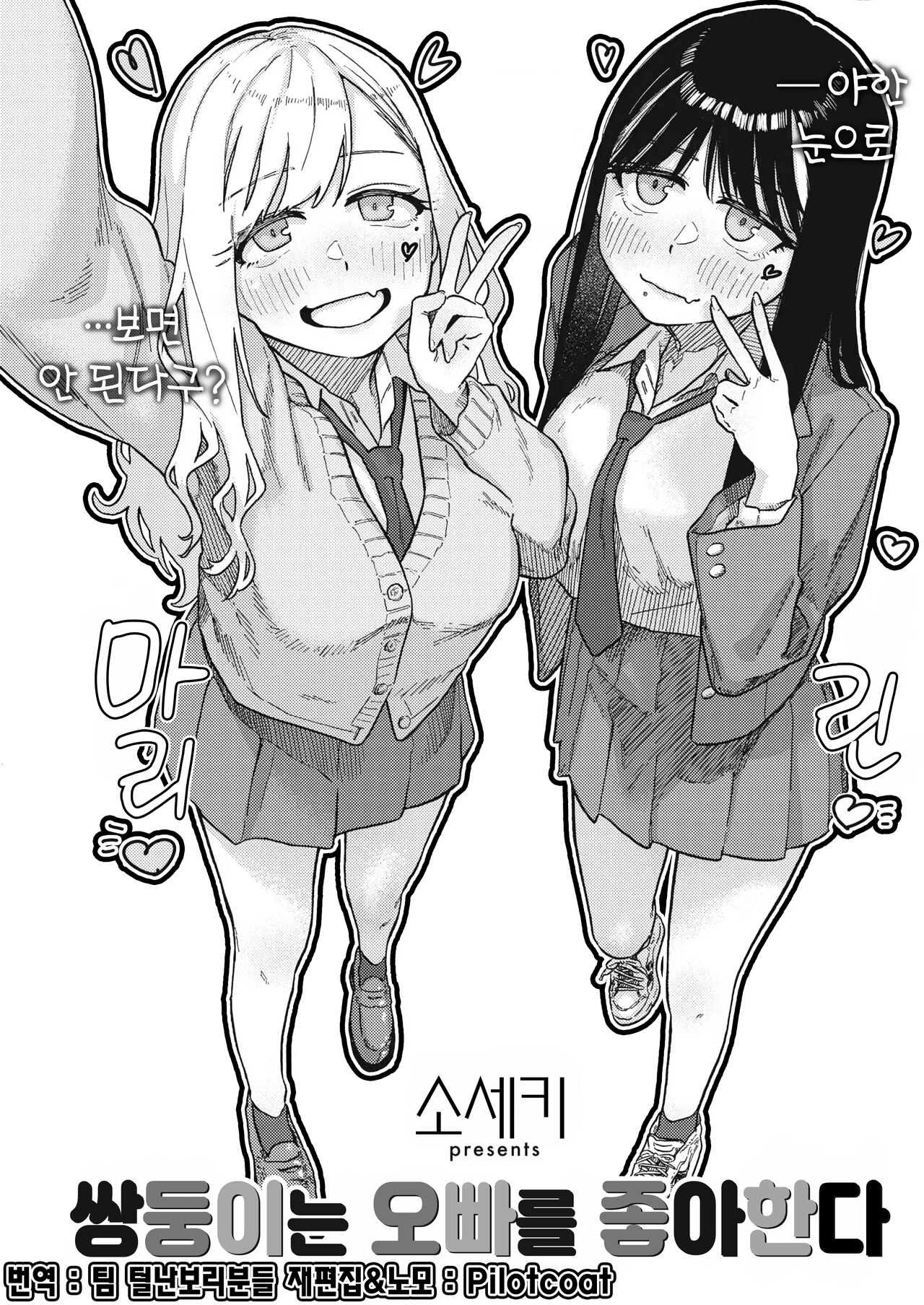 Futago wa Onii-chan ga Osuki & Omoikiri Shita Hou ga Ii wa | 쌍둥이는 오빠를 좋아한다 & 마음껏 하는게 좋을거야 page 2 full