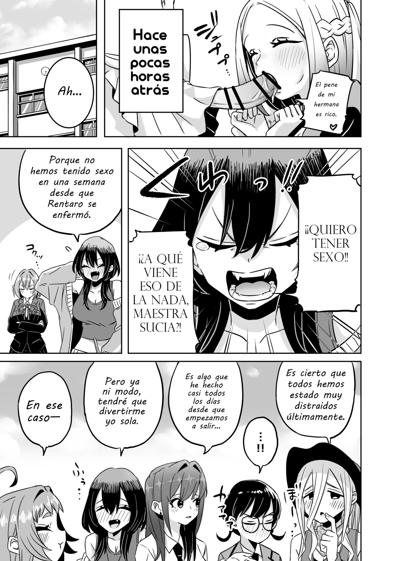 Rentarou Family Futanari Party | Fiesta Futanari de la Familia Rentaro page 3 full