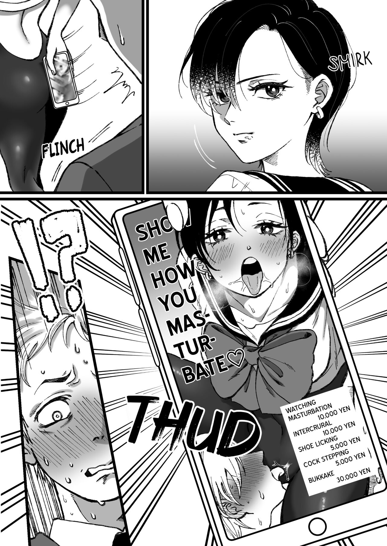 Financial Slavery to a Girl in a Sailor Uniform and Swimsuit page 3 full
