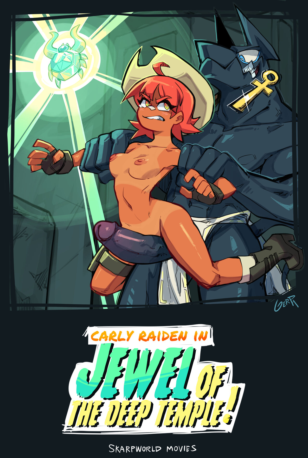 Carly Raiden in Jewel of Deep temple page 9 full