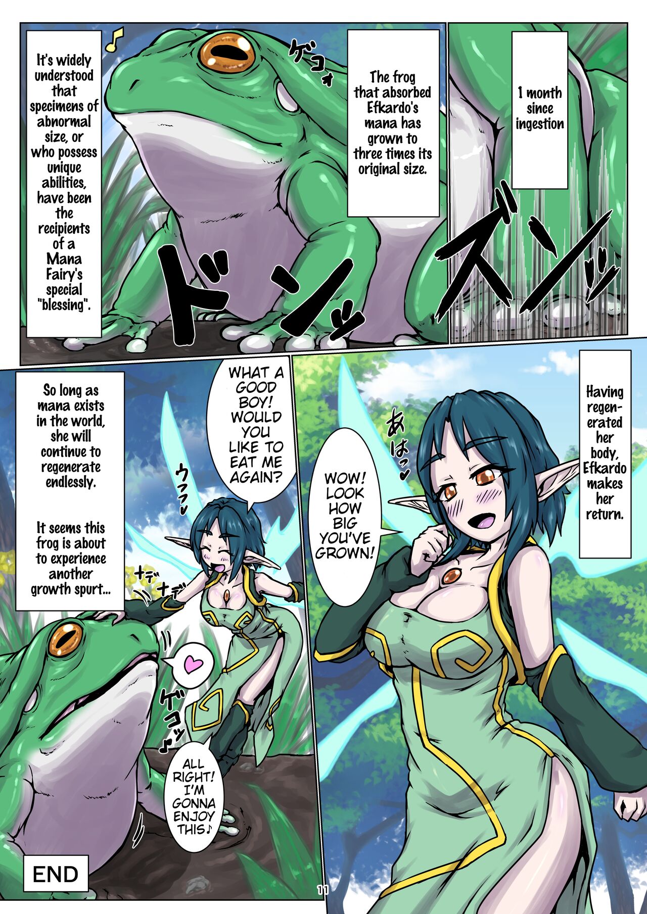 Vore Story ~Becoming Frog Food~ page 12 full