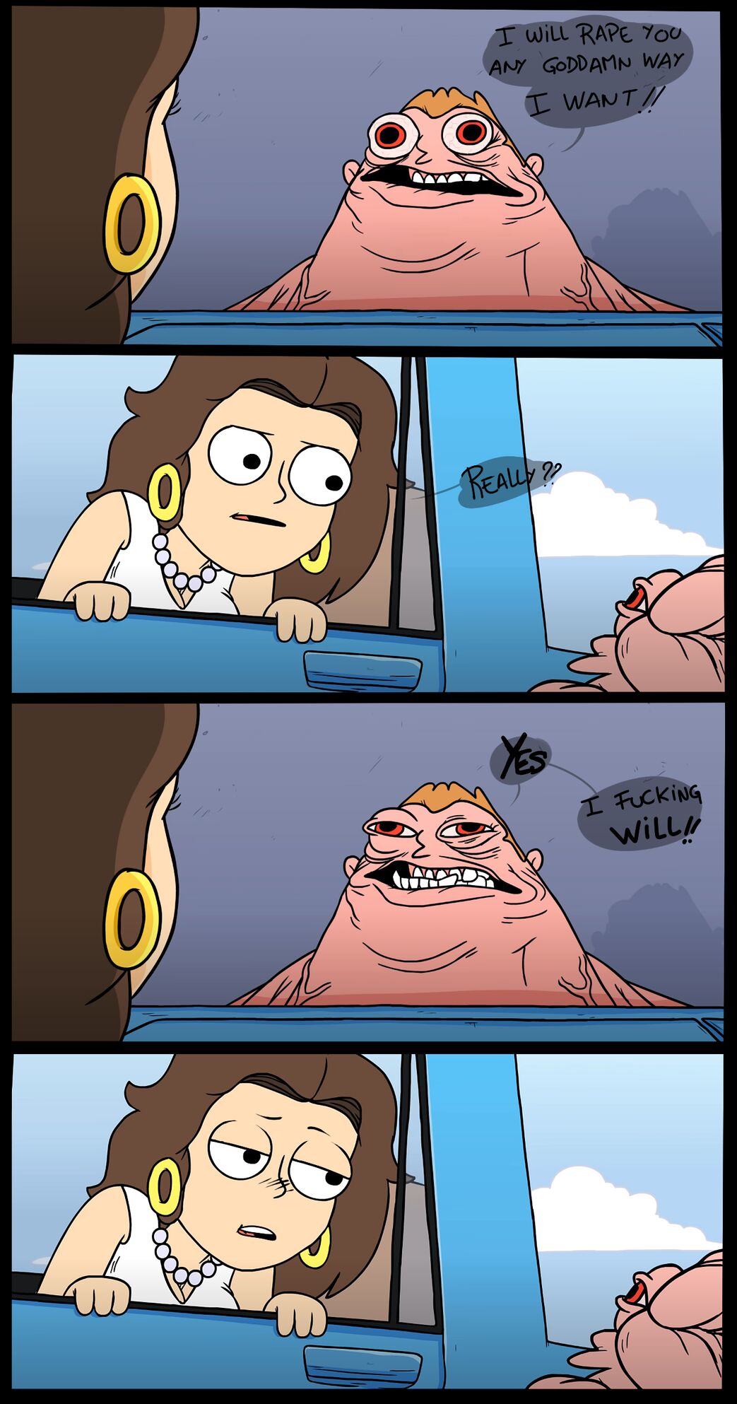 GET OUT OF MY CAR NOW!! page 1 full