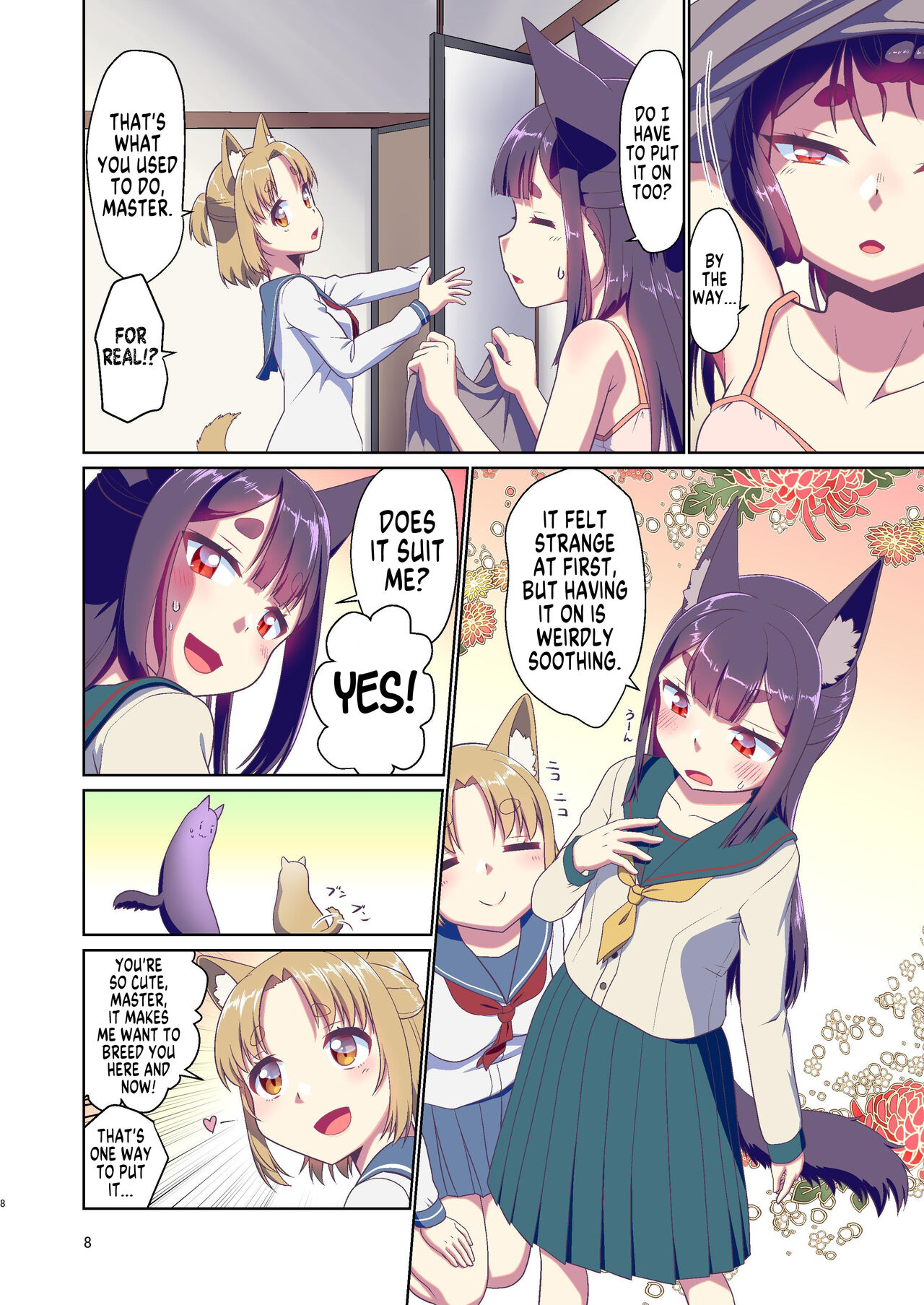 Me ga Sametara Kemomimi Shoujo ni Natteita Ohanashi 3 | How I Woke Up as a Girl With Animal Ears Pt.3 page 8 full