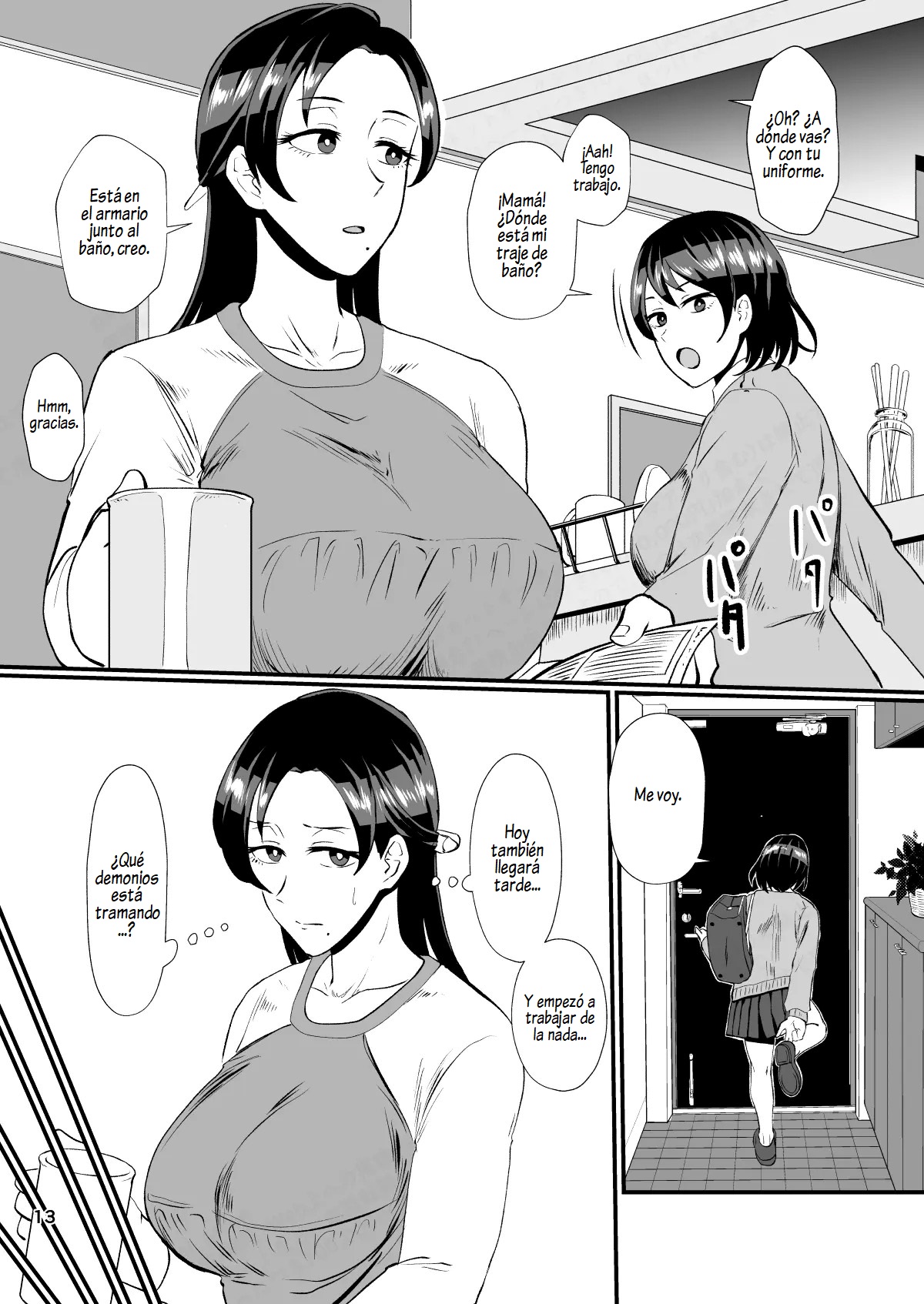 "Papakatsu Nante Doukashiteru" Joshi no Kenjitsu na Semen Tissue Arbeit page 12 full