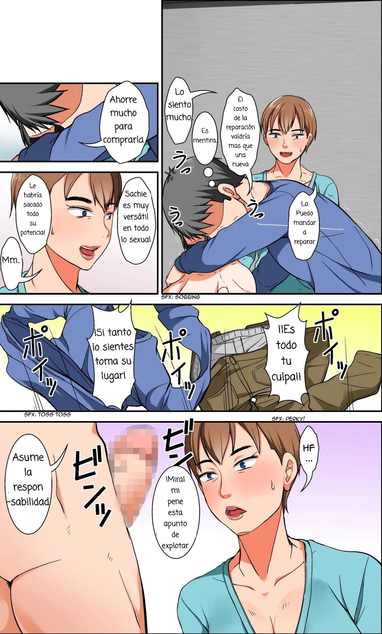 Hahaoya to SEX shiyou to shitara cho binkan taishitsu no oba ga wana ni kakatta hanashi page 12 full