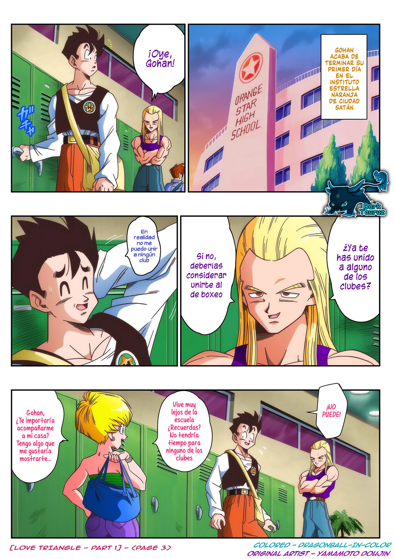 DagonBall - Triangulo Amoroso Z Parte 1 - Gohan conoce a Erasa page 3 full