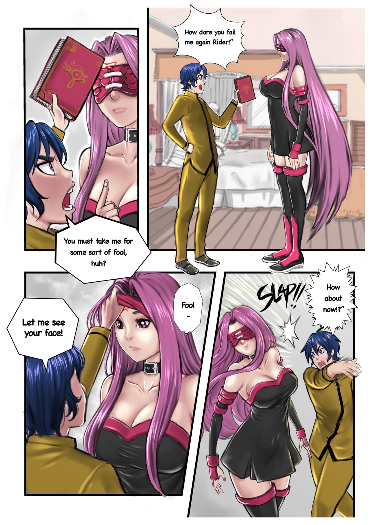 ZafieComics: Ride On! page 1 full