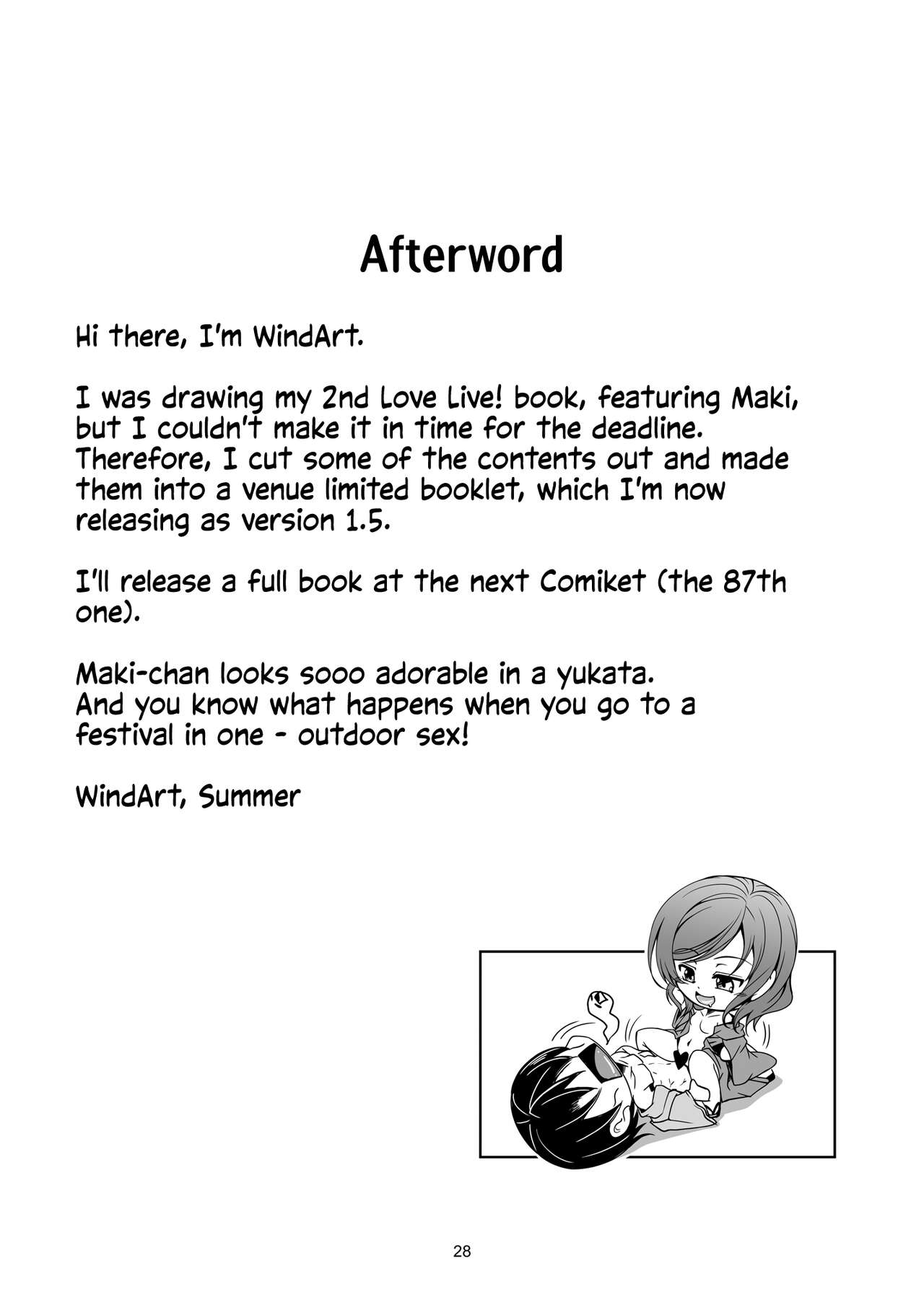 Natsu no Maki | Summer Maki! page 8 full
