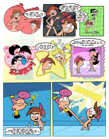 Darkstar/Sharkstar Fairly Oddparents Comic cover