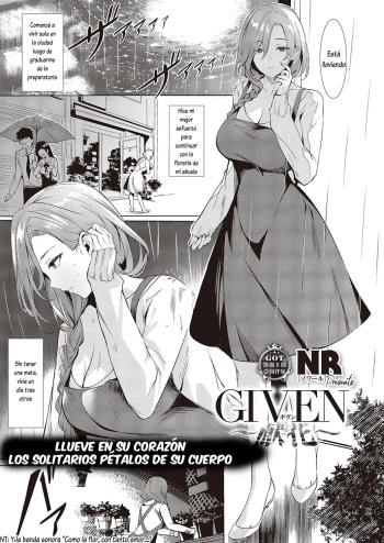 [NR] GIVEN ~Kenka~ | Love That Drenches The Lonesome Petals (COMIC ExE 44) [Spanish] [Lovely Diablesse Scan] [Digital cover