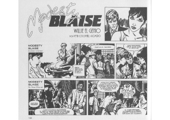 [Romero] Modesty Blaise: Willie el Genio cover