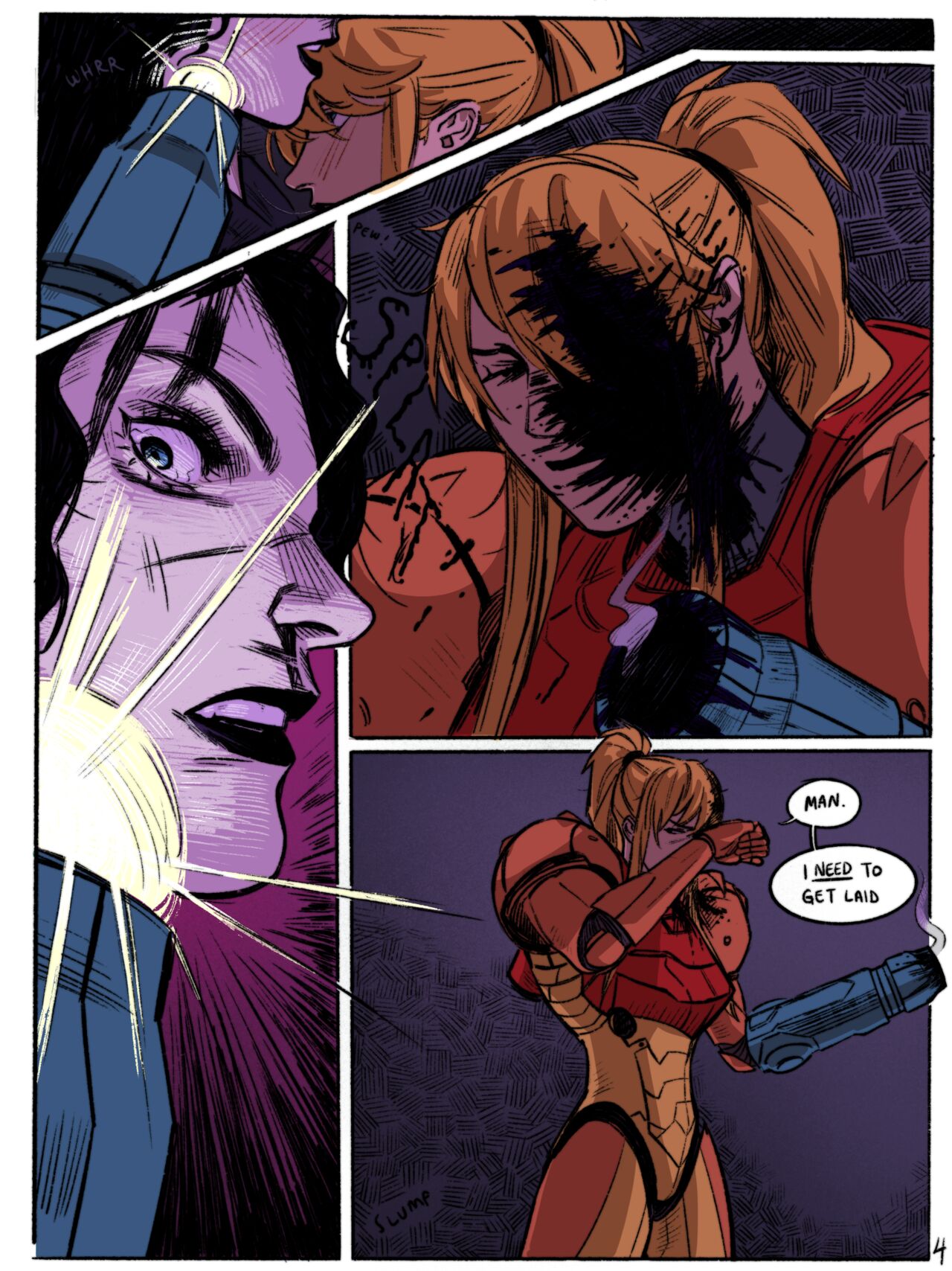 Samus / Dark Samus Post-Fight page 4 full