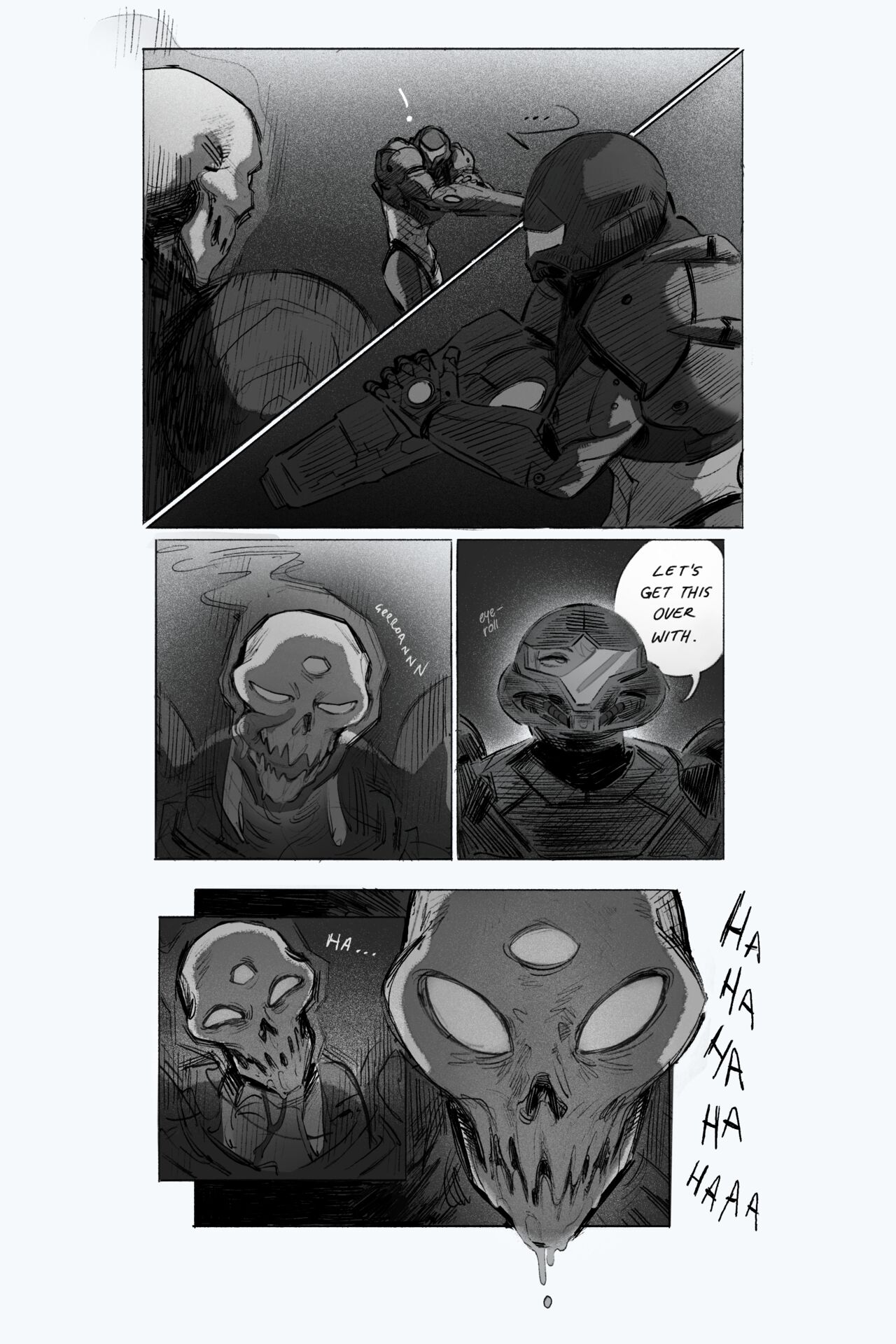 Samus / Dark Samus Post-Fight page 9 full