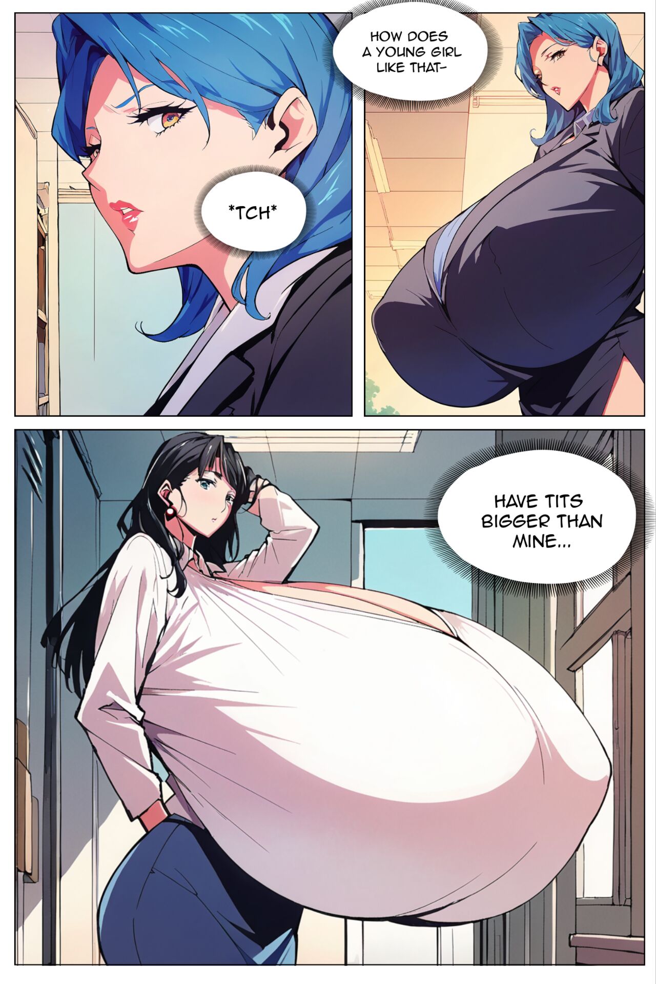 Fucking the ZZ-Cup Secretary with Gigantic Tits page 2 full