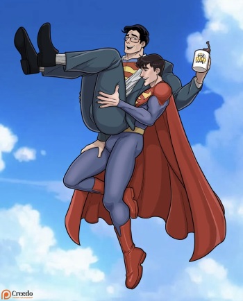 [Creedo] Superman x Superboy cover