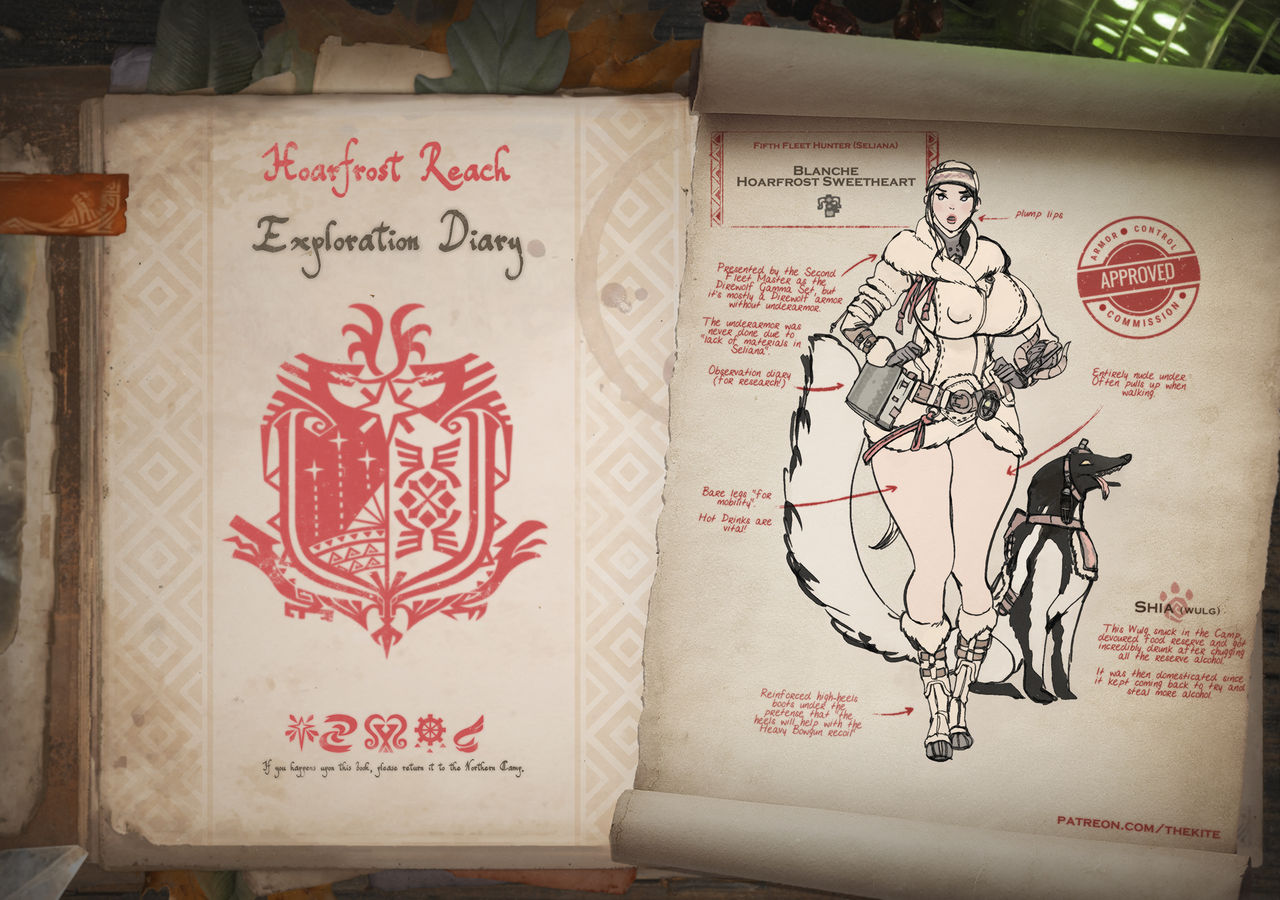 Hoarfrost Reach Exploration Diary / Ecological Survey page 1 full