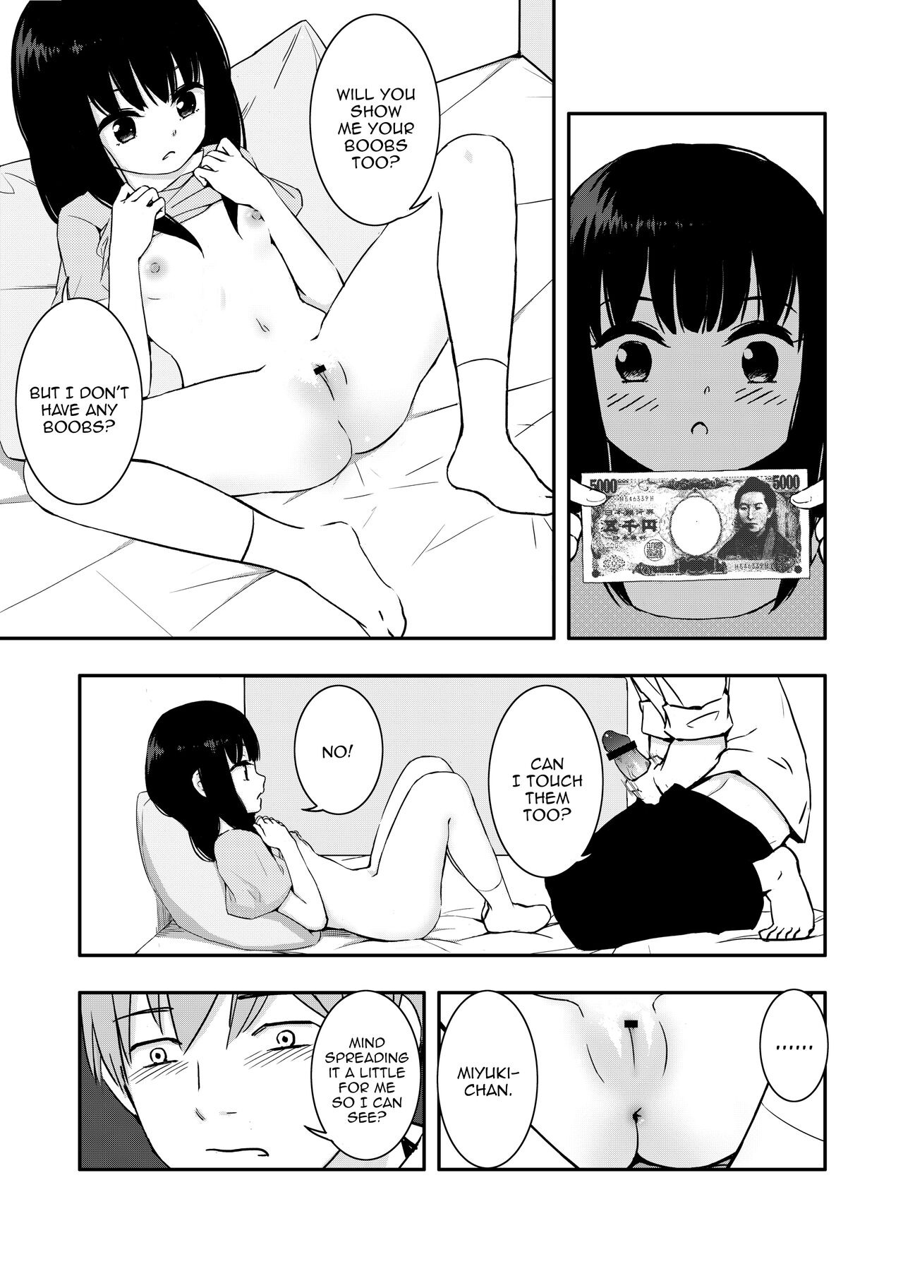 Otonari-san no Ko ni Ichiman Yen Agetara Iroiro Yarasetekureta | When I Gave the Neighbor Girl Ten Thousand Yen, She Let Me Do All Sorts of Stuff to Her. page 8 full