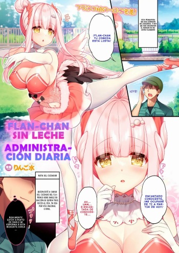[Ringo Sui] Flan-chan no Milk Ikusei Nisshi (COMIC Unreal 2021-08 Vol. 92)  [Spanish] cover