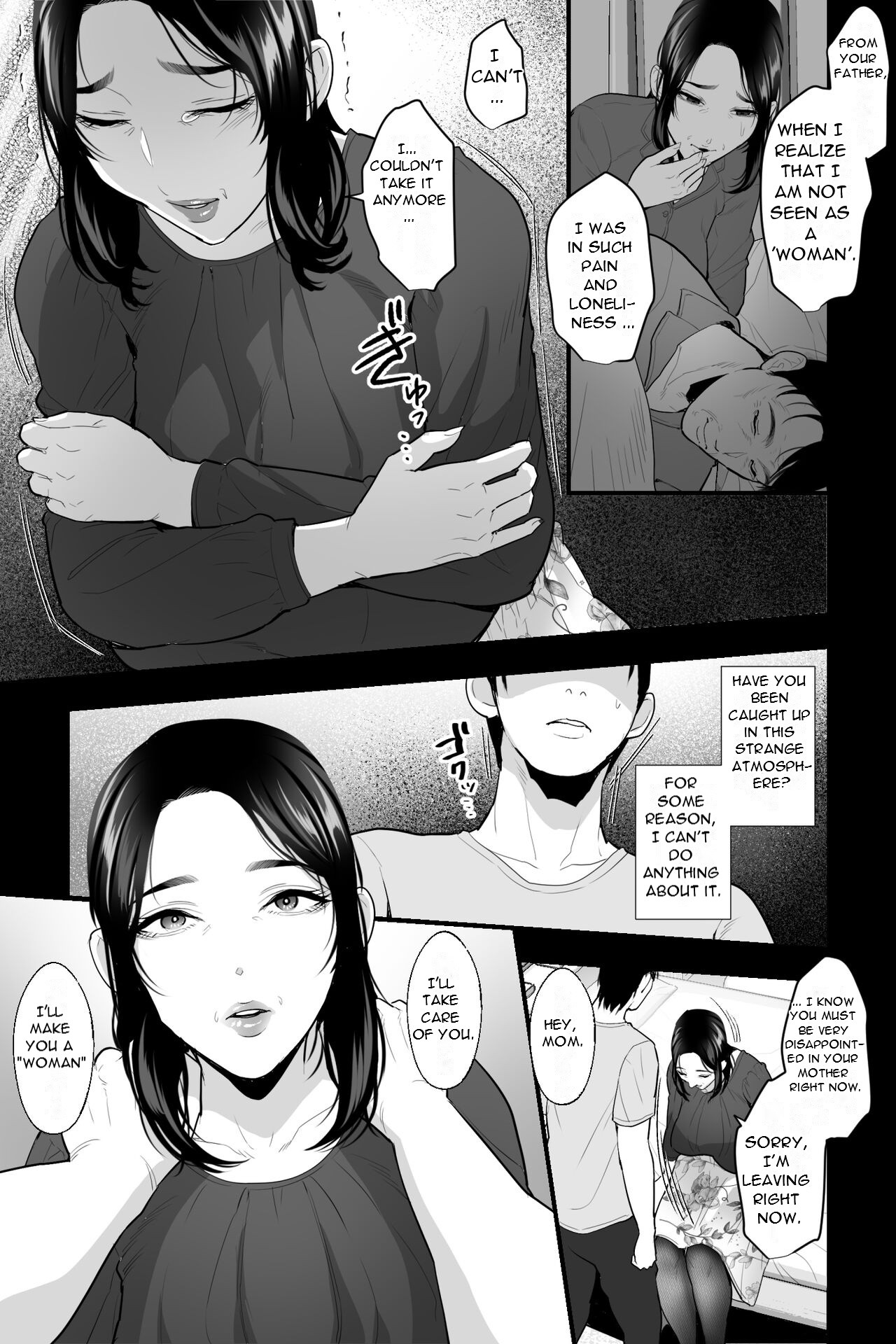 Saggy-Breasted Woman's Flesh Pot~My Frustrated Mother Was a Lewd Big-Breasted Call Girl, So I turned Her into a Masturbator by... page 4 full