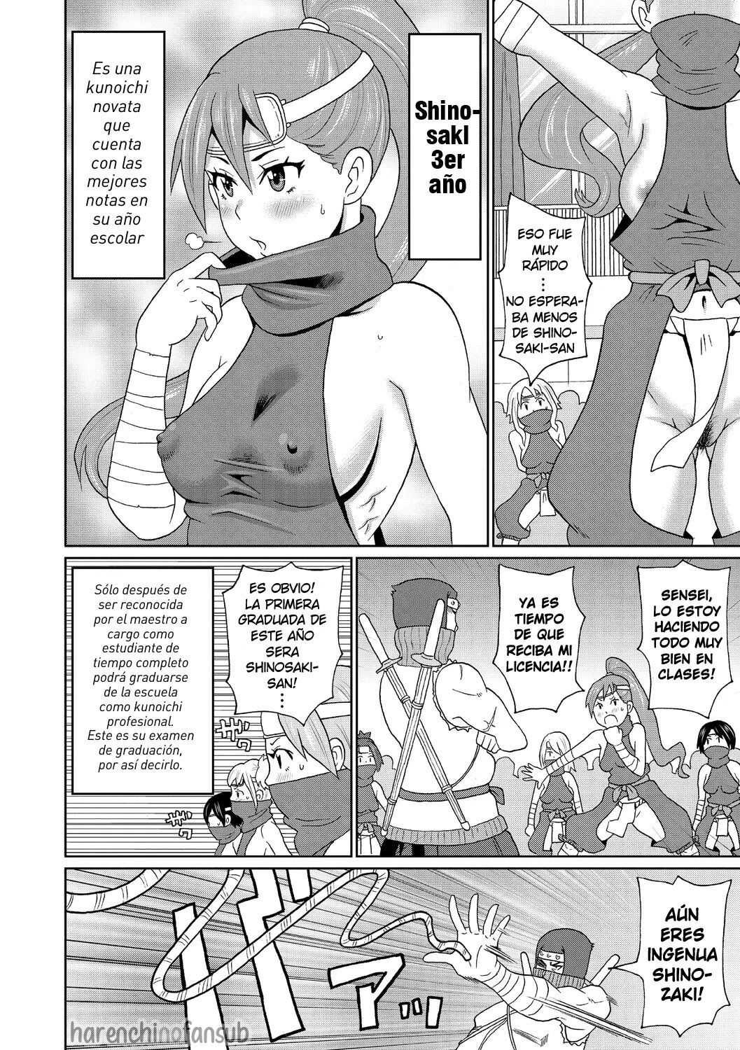 Shinmai Kunoichi Shinozaki-san| Kunoichi Novata Shinosaki-san page 4 full