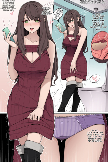 [Cocomachi] Girl pees while on the phone cover