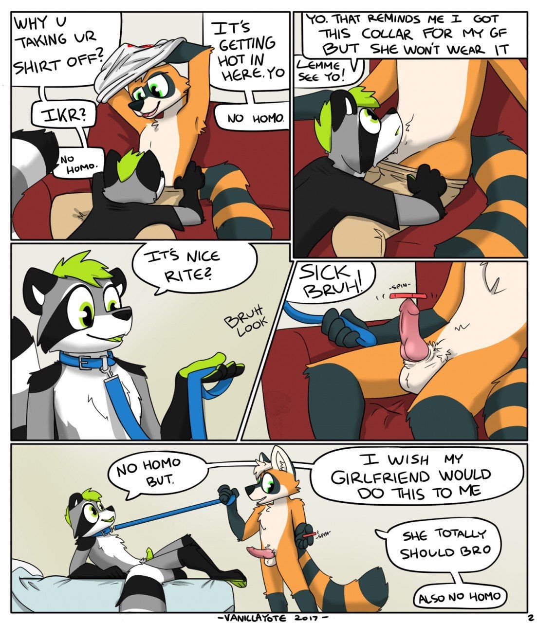 Not gay comic page 2 full