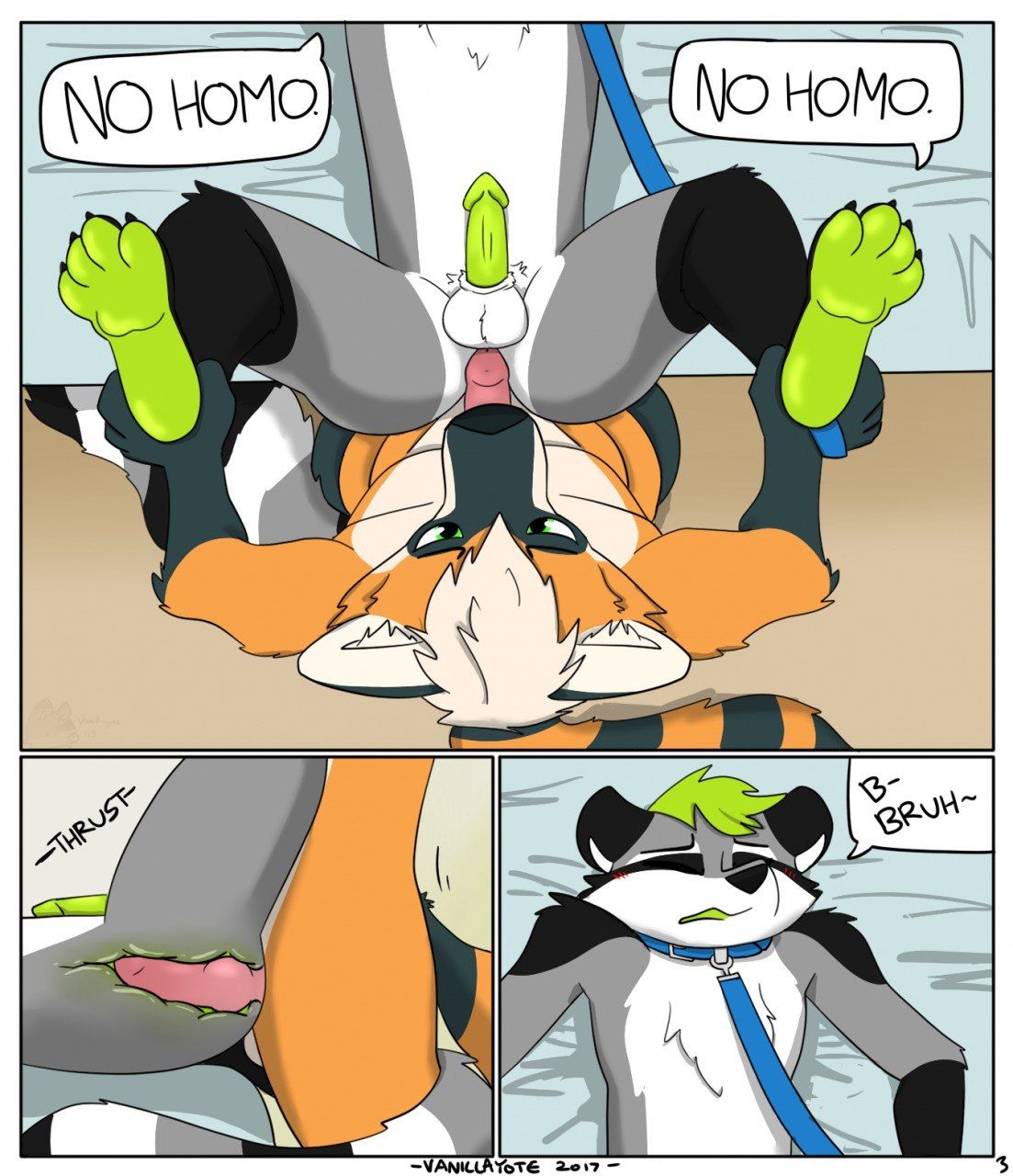Not gay comic page 3 full