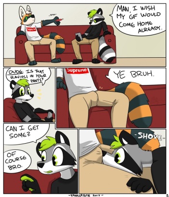 [vanillayote] Not gay comic cover