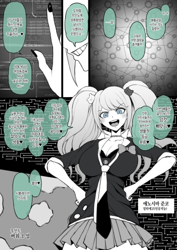 [Terasu MC] 江ノ島アルターエゴの作った無人島ハーレム争奪戦にて敗北し、ペコにメス堕ち調教される九頭龍 [Korean] cover