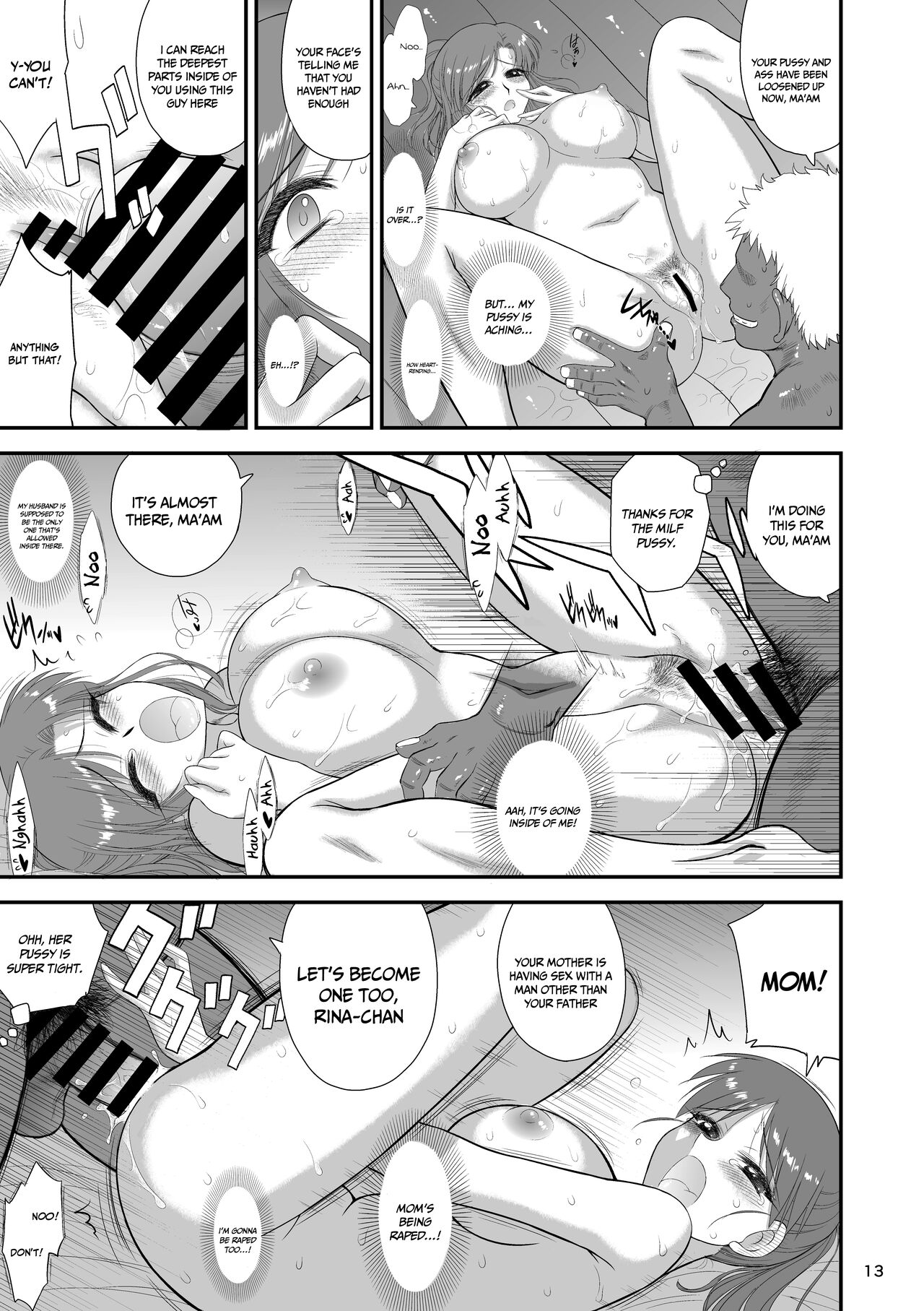 Oyako de Onsen ni Ittara Netorare Onsen deshita. page 12 full