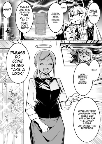[Left Hand]  An adventurer who was brainwashed at a brainwashing wedding, became a slave wife, and held a wedding in an angry manner cover