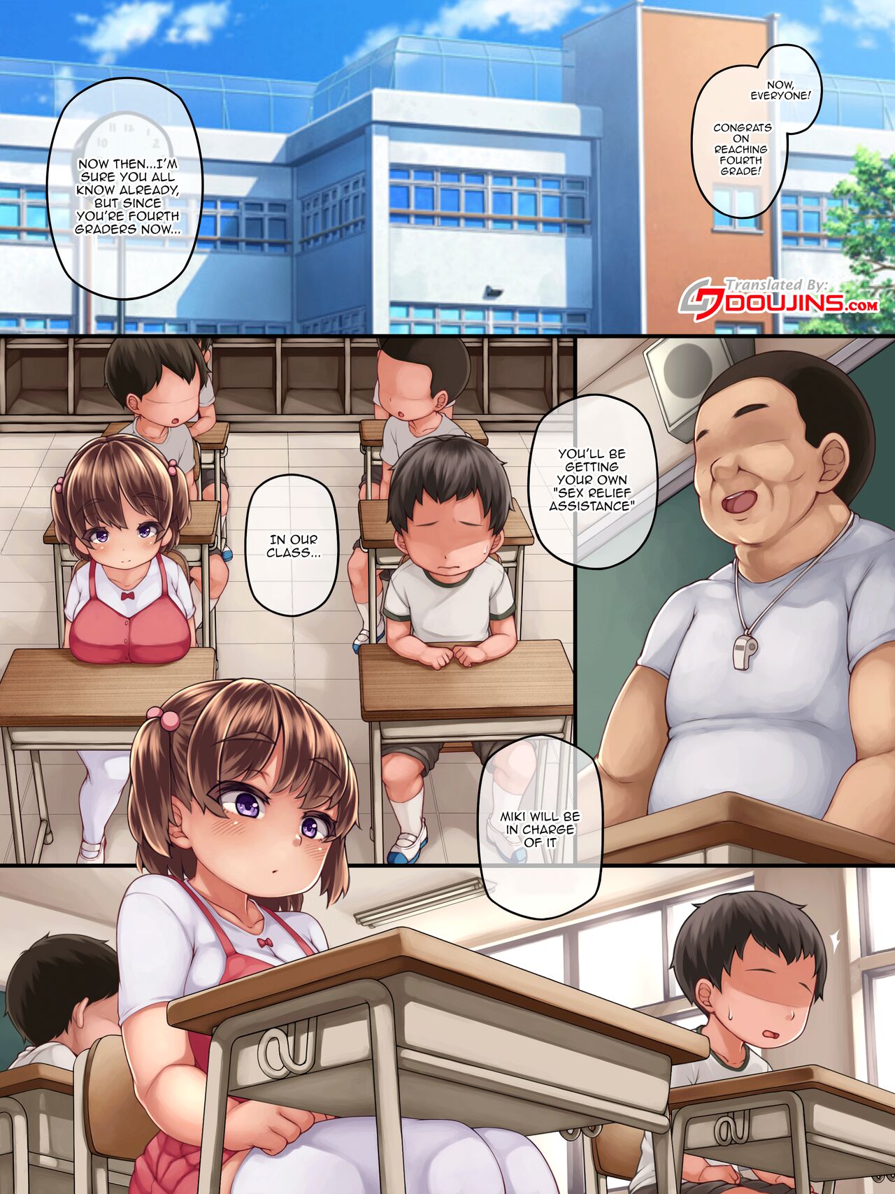 Daisuki datta Osananajimi ga Minna no Seishori Gakari ni Naru Hanashi | Story About How My Beloved Childhood Friend Became The Public Cum Dumpster page 4 full