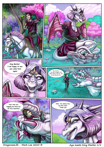 dragonesslife] Aya meets King Markie cover