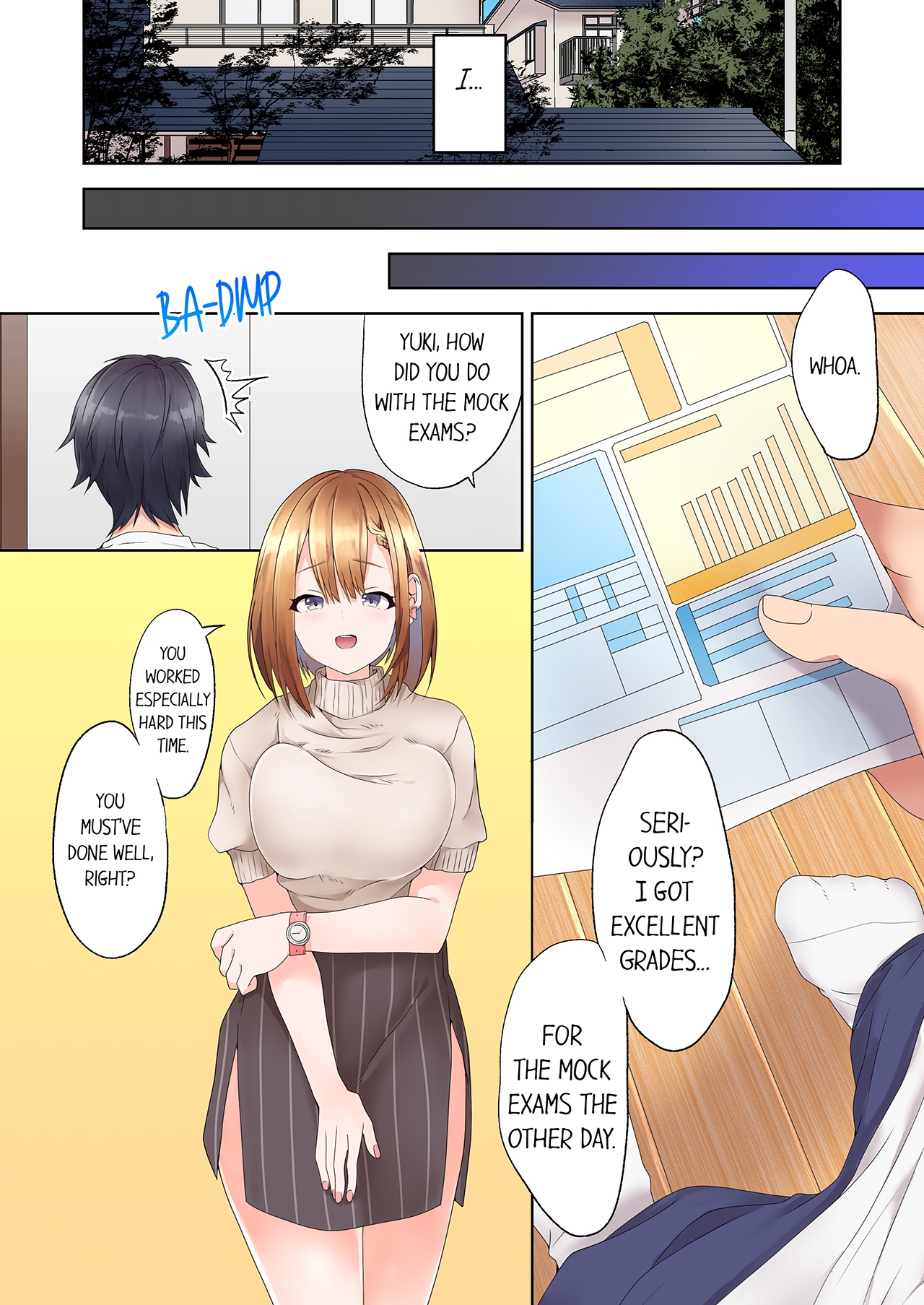Katei Kyoushi no Yuuwaku Sex "Gomu... Nakunaru made Tsukaou ne" 1 | My Private Tutor's Tempting Sex - "Let's Do It To Our Hearts' Content Until We Run Out Of Condoms" 1 page 12 full